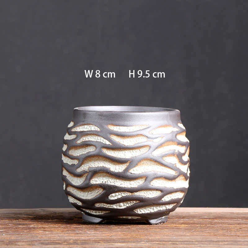 DS BS 5 Pack Elegant Garden Small Succulent Plant Pots