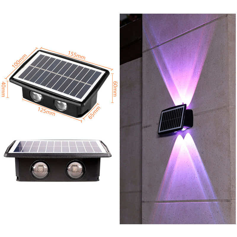 DS BS LED Up and Down Lights Outdoor Wall Light-Multi Color