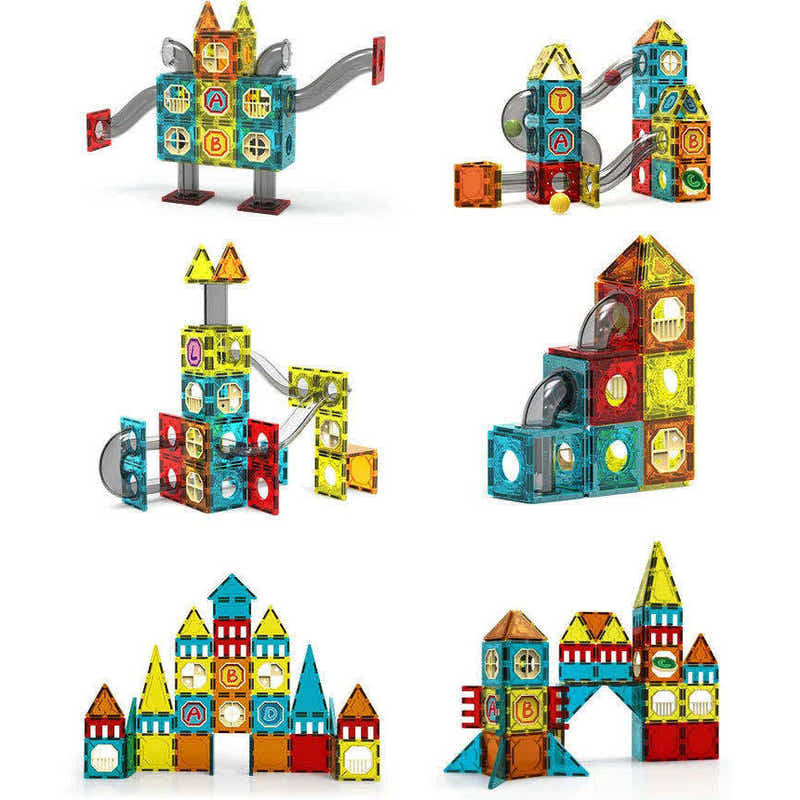 DS BS Magnetic Building Blocks Educational STEM Toys-56PCS