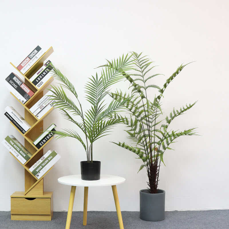 DS BS Artificial Plastic Tropical Palm Tree Pteridophytes-100CM