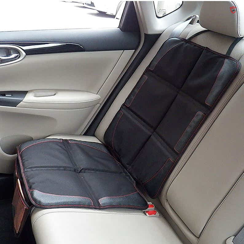 DS BS Car Seat Protector for Child Car Seat with Mesh Pockets