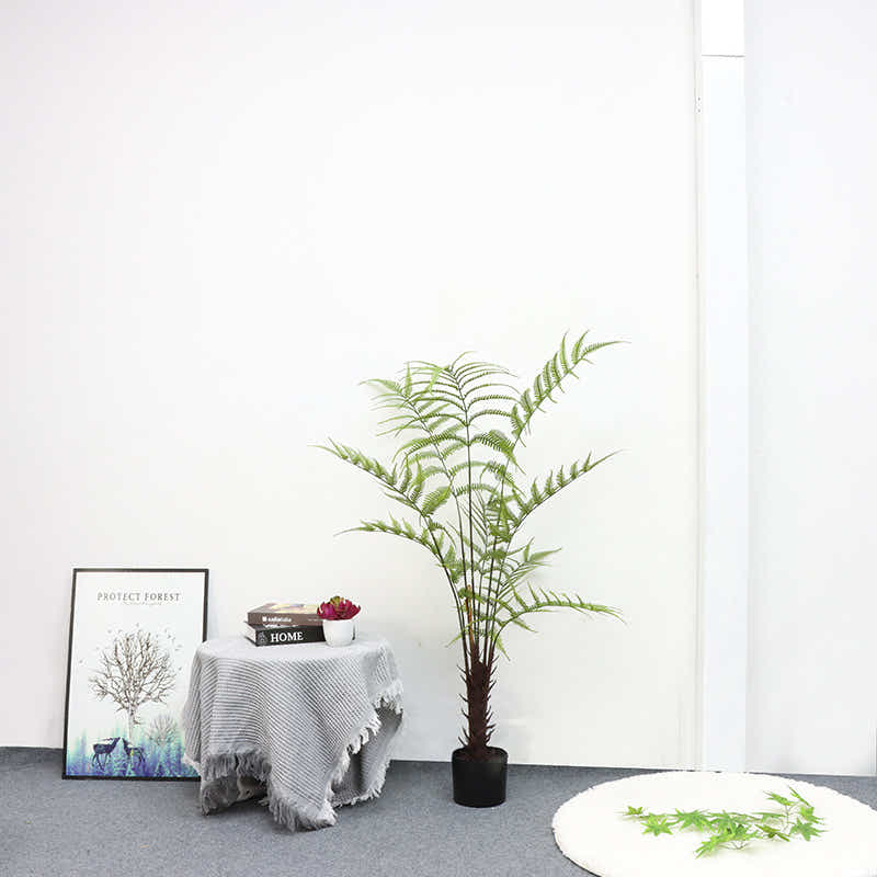 DS BS Artificial Plastic Tropical Palm Tree Pteridophytes-100CM