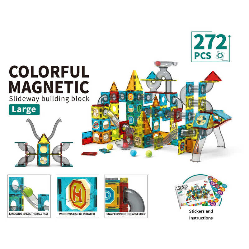 DS BS Magnetic Building Blocks Educational STEM Toys-272PCS