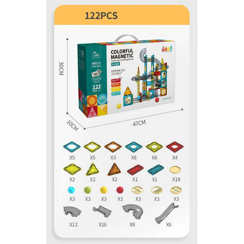 DS BS Magnetic Building Blocks Educational STEM Toys-56PCS