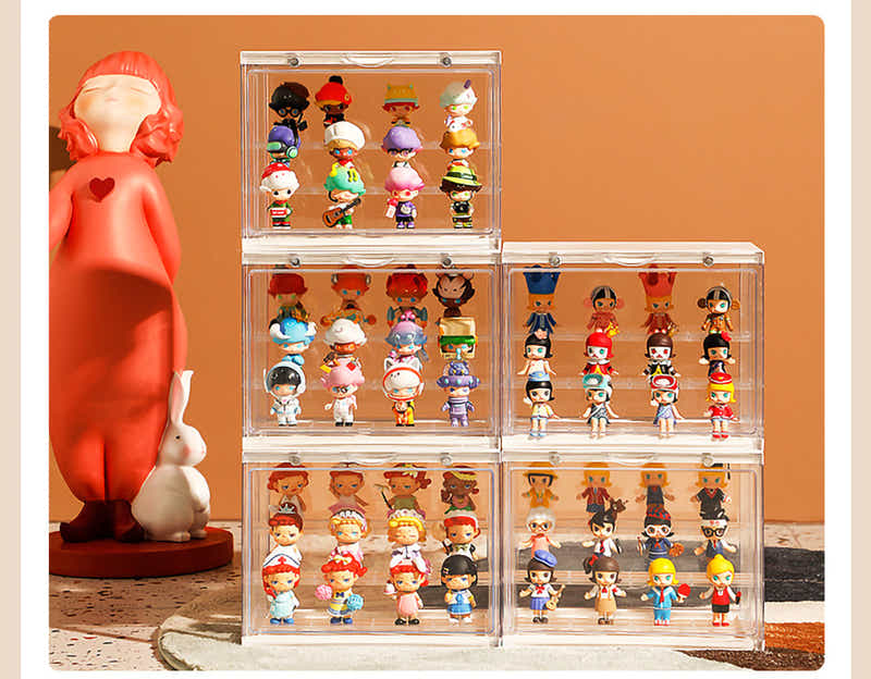 DS BS Magnetic Lid Dustproof Protection Show Case