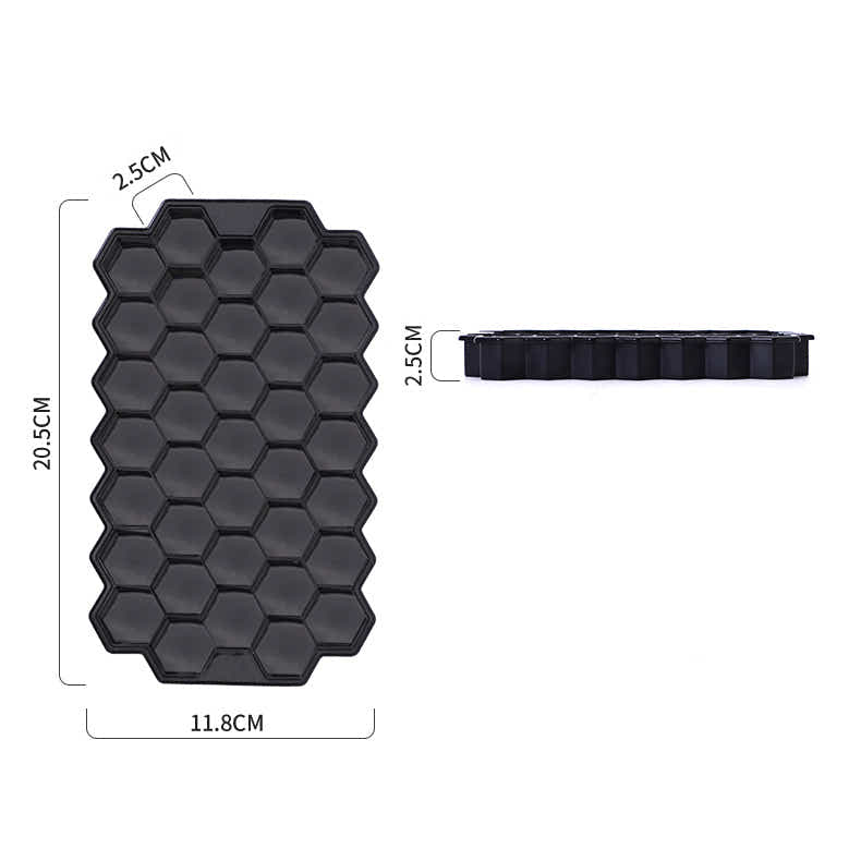 DS BS 3 Pcs Silicone Ice Cube Molds Set