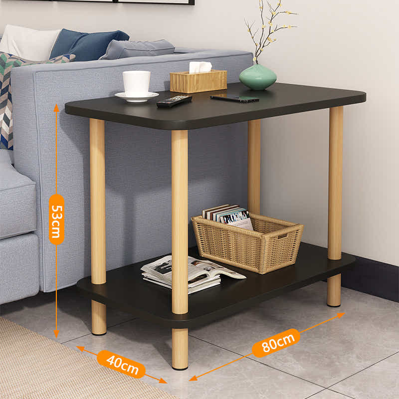 DS BS 2-Tier Tall Rectangle Side Table