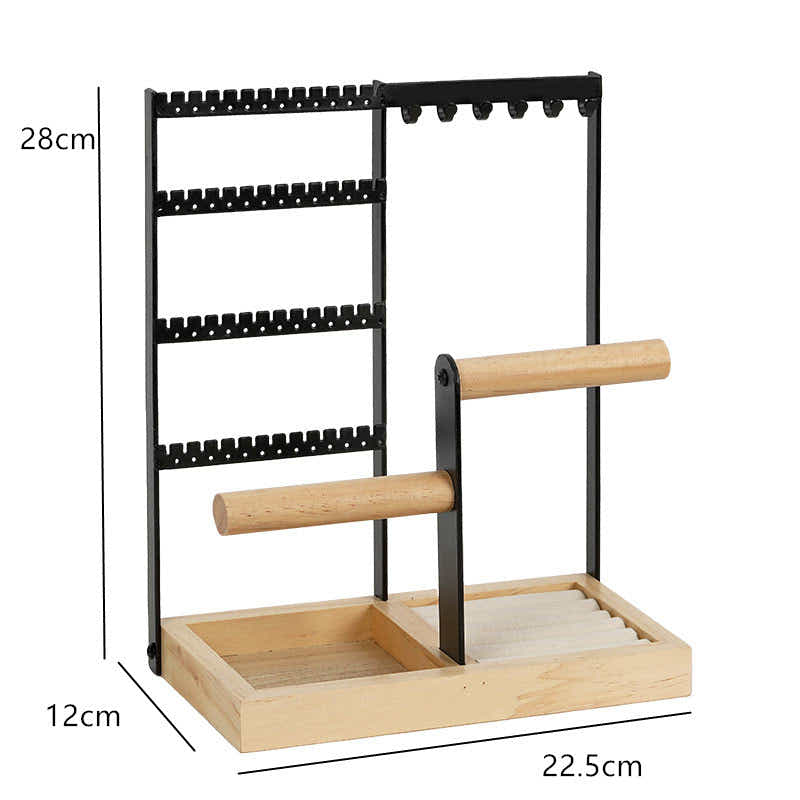DS BS 4-Tier Hanging Jewelry Organizer Necklace Stand Holder