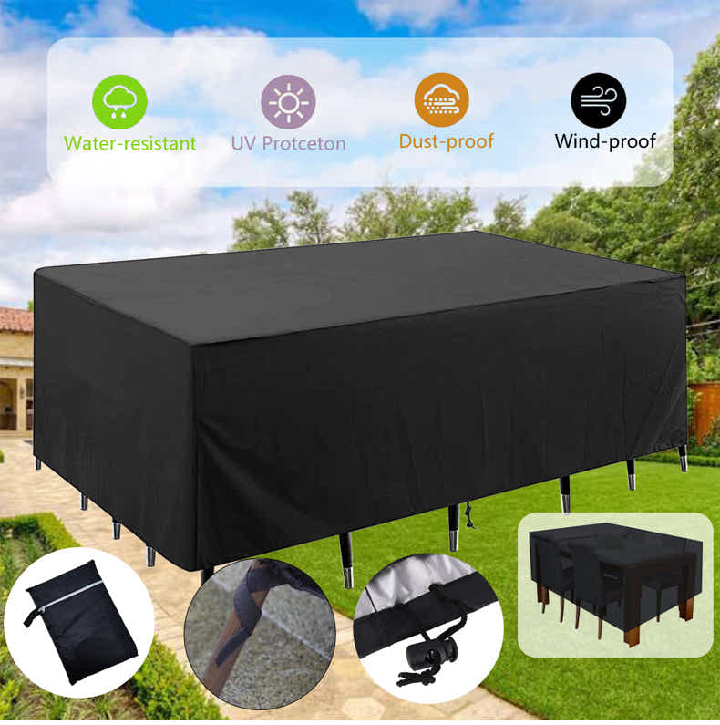 DS BS Rectangular Outdoor Furniture Waterproof Cover 230x165x80cm