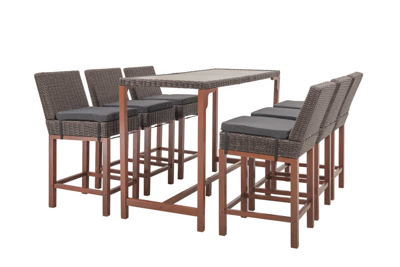 Cannes Outdoor Bar Set Aluminium frame