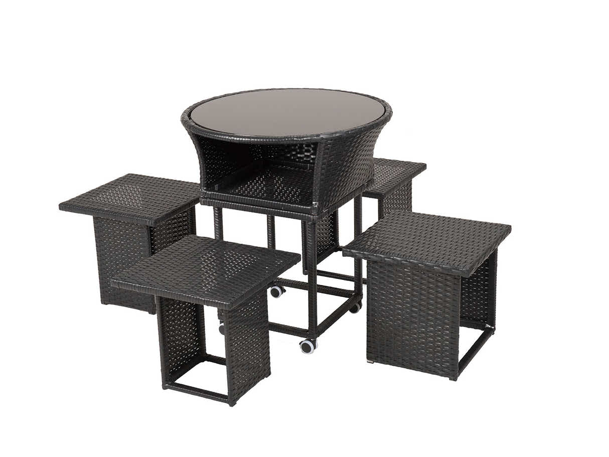 Enkel 5-Piece Outdoor Bistro Set