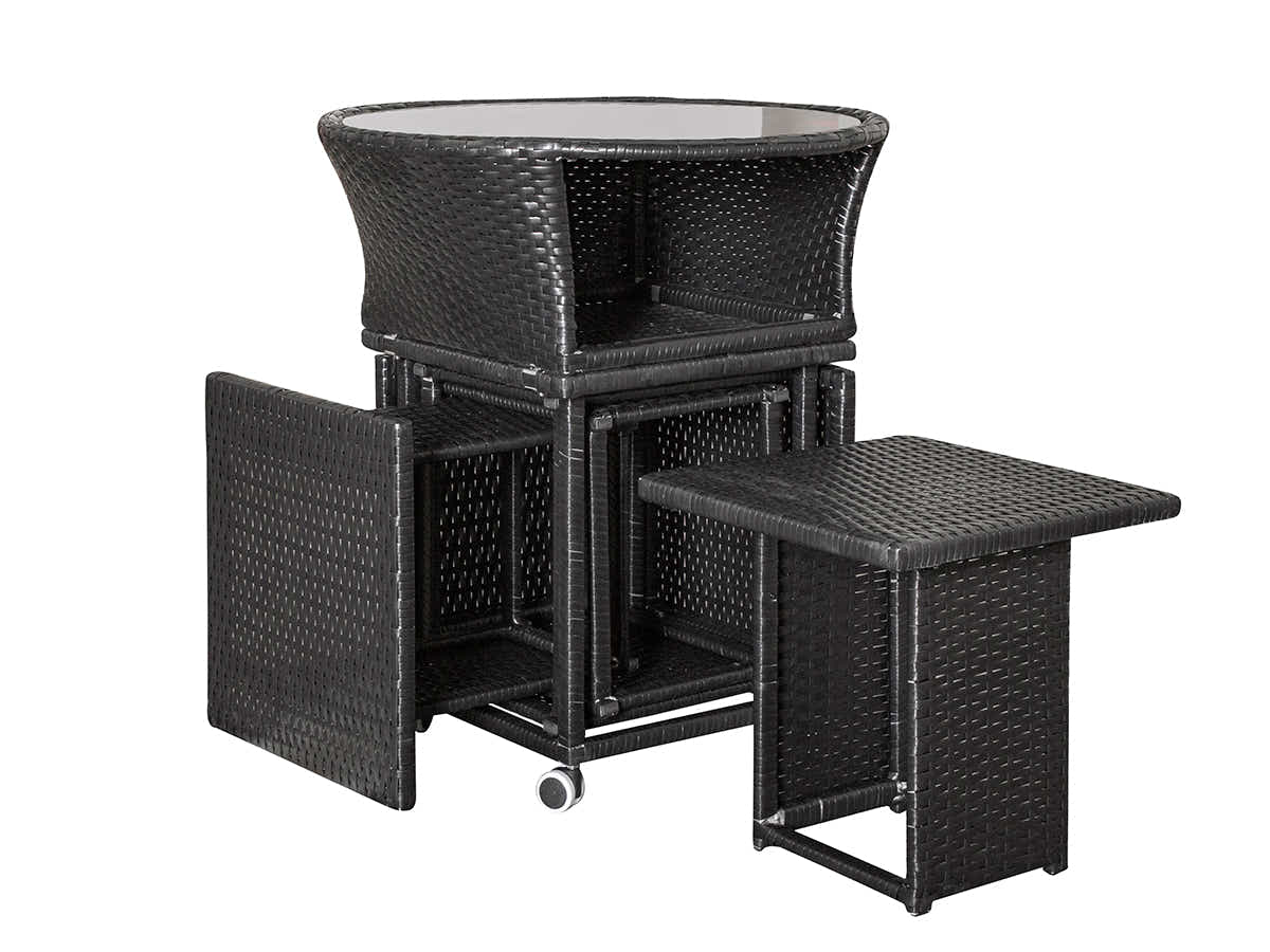 Enkel 5-Piece Outdoor Bistro Set