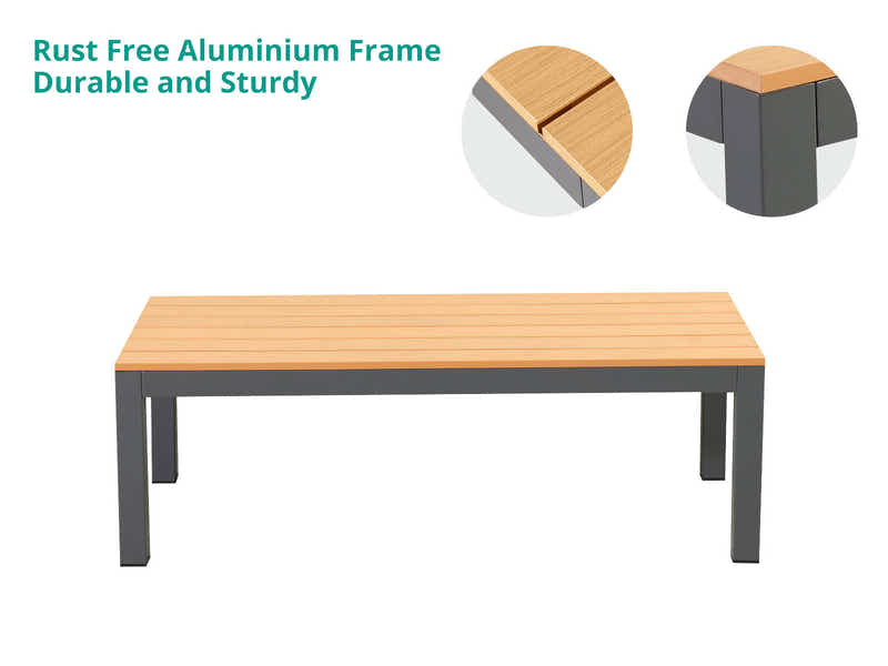 Sparre Outdoor Conversation Set 3+1+1 Aluminium frame