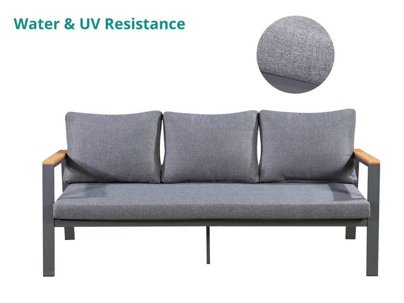 Sparre Outdoor Conversation Set 3+1+1 Aluminium frame