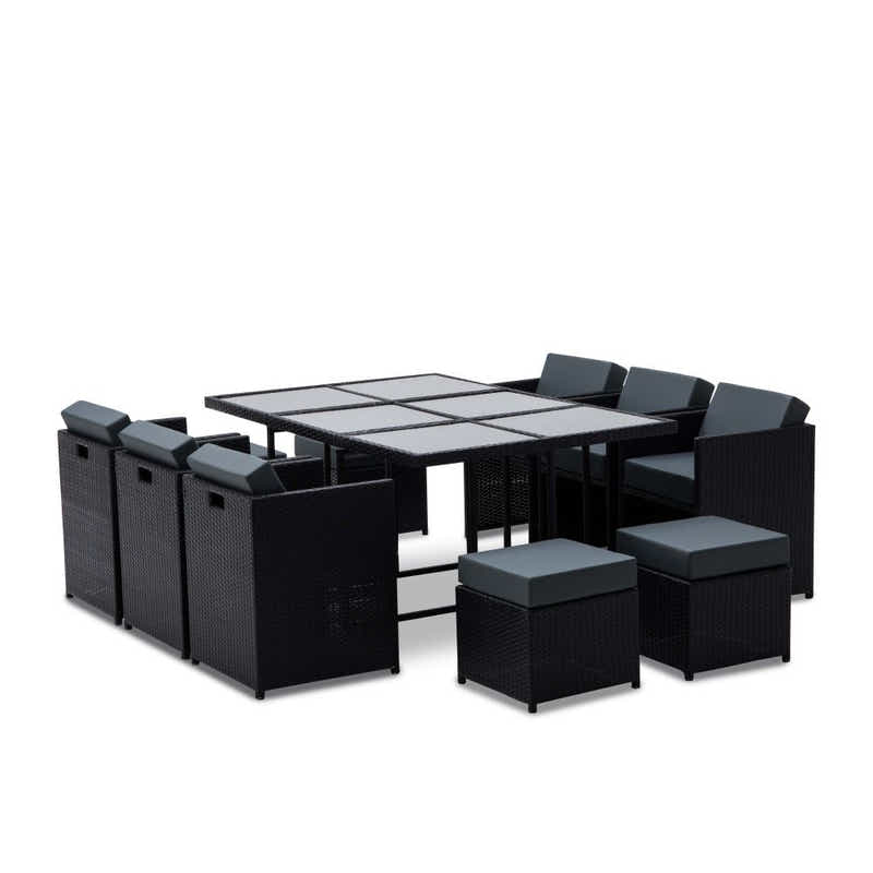 Genoa 11-Piece Aluminium Outdoor Dining Set