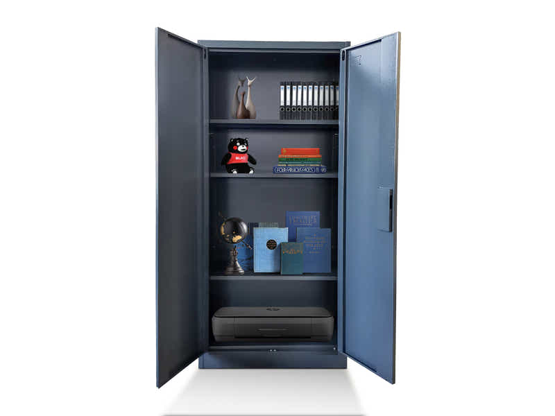 Lockable Steel Garage Storage Cabinet - 165 cm