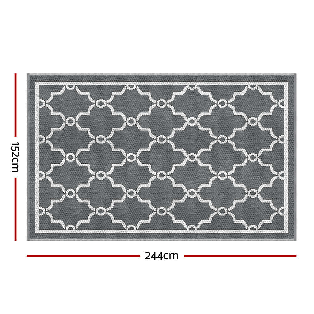 DS NA Gardeon Outdoor Rugs 152x244cm Large Carpet Reversible Area
