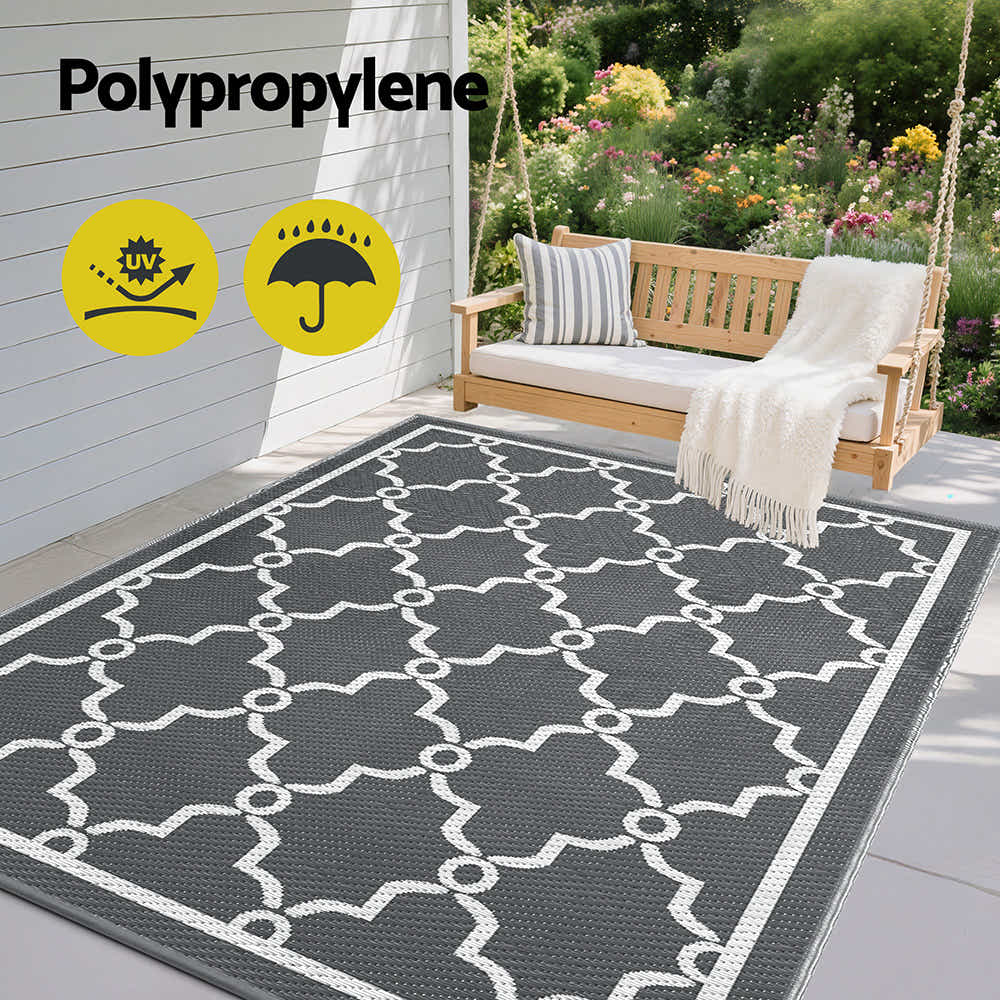 DS NA Gardeon Outdoor Rugs 152x244cm Large Carpet Reversible Area