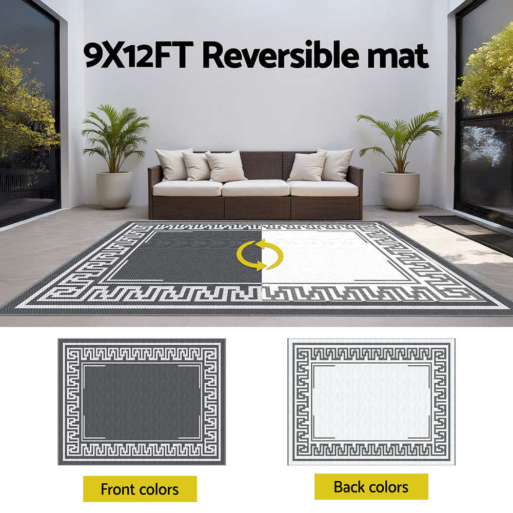 DS NA Gardeon Outdoor Rugs 274x366cm Large Carpet Reversible Area Mat