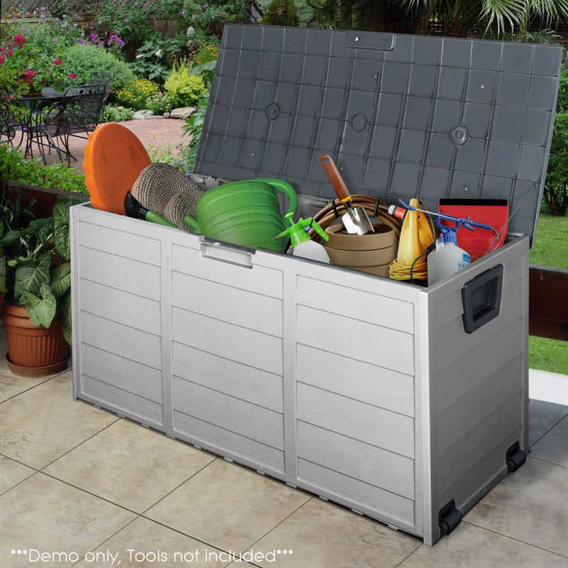Outdoor Storage Box 290L - Grey