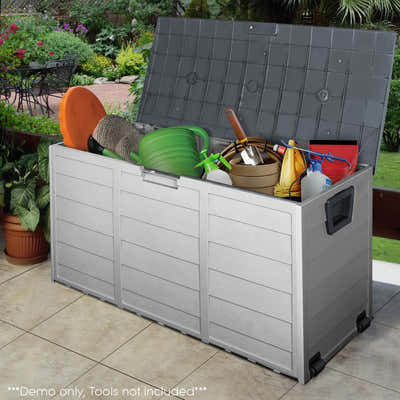 Outdoor Storage Box 290L - Grey