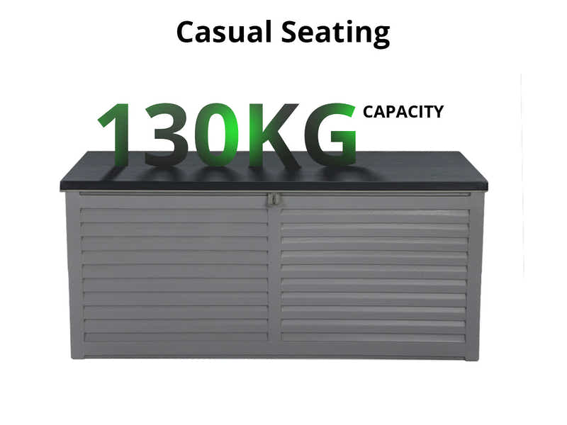 Outdoor Storage Box 490L - Grey