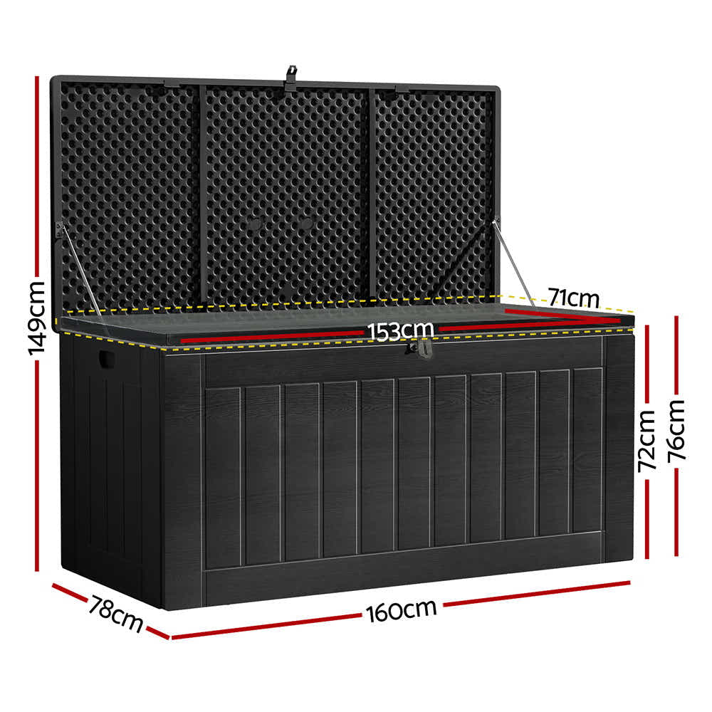 DS Outdoor Storage Box NT 830L Black