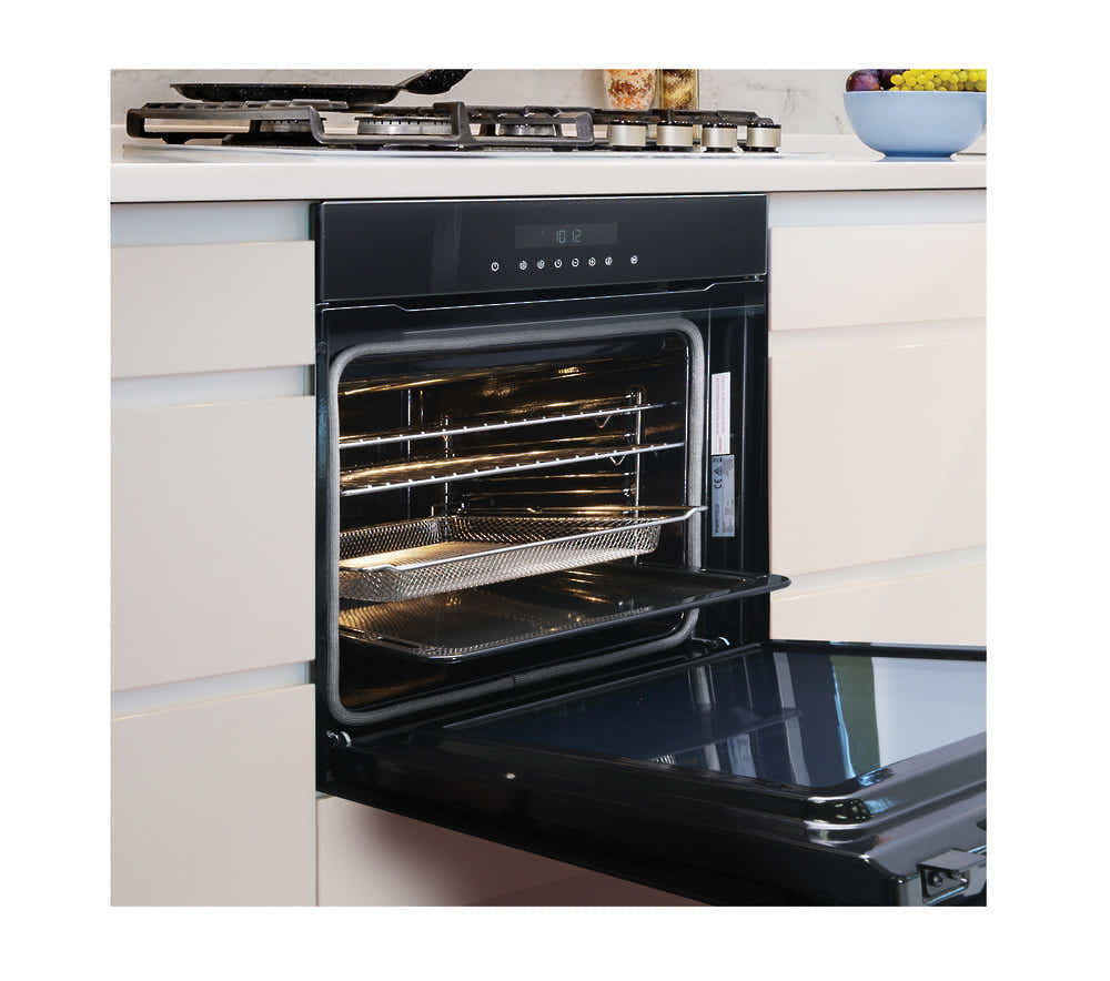 T Parmco OVEN SERIES6 600MM BLACK 14FUNCTION PYRO