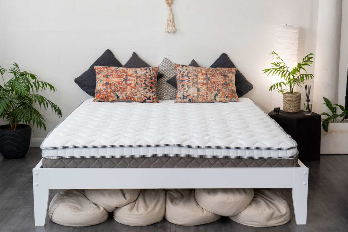 Sovo Bed Frame White - King