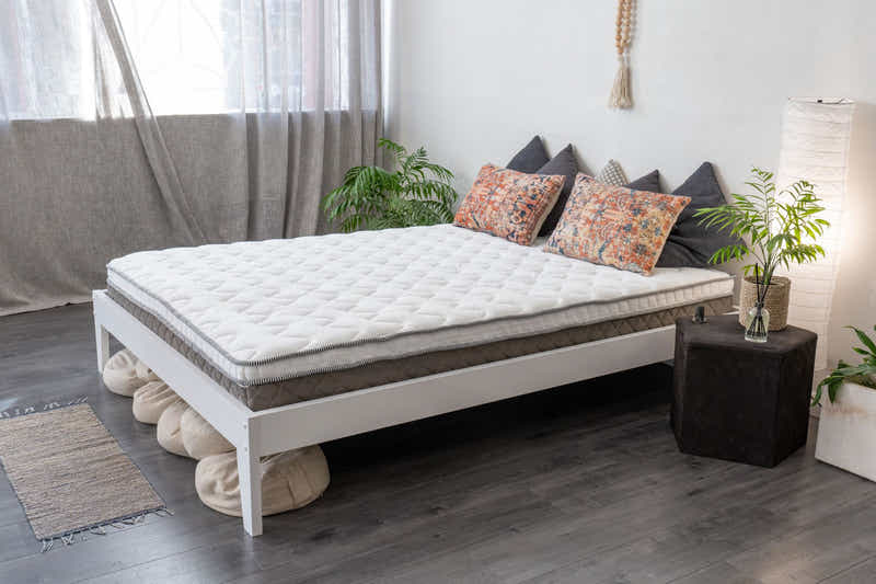 Sovo Bed Frame White - King