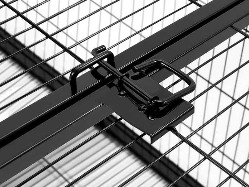 Metal Pet Hutch Black - 160cm