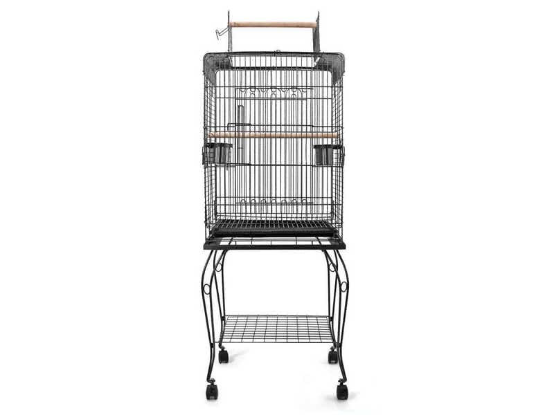 Iron Bird Cage with Pan Roof - 128cm