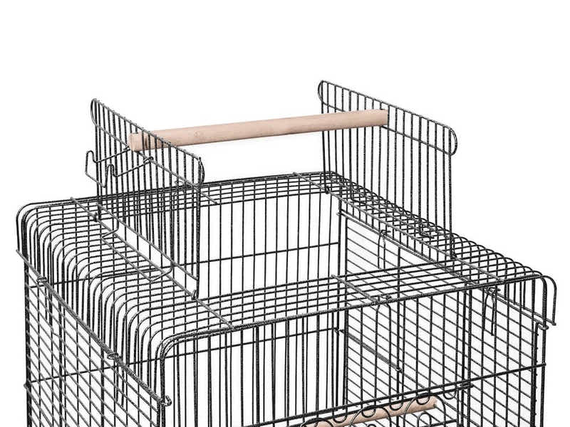 Iron Bird Cage with Pan Roof - 128cm