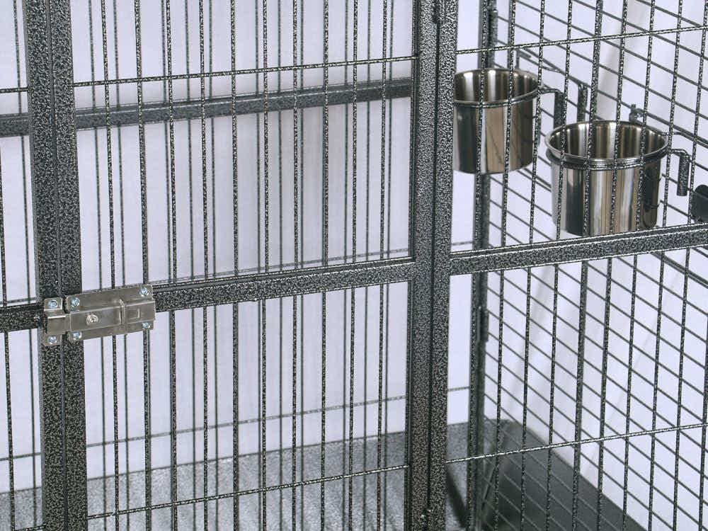 Iron Bird Cage with Playing Area - 186 cm