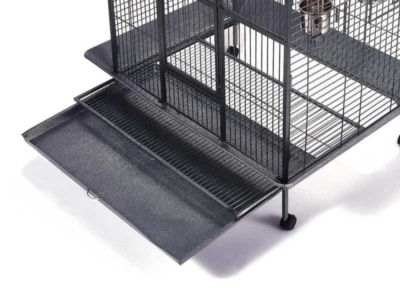 Iron Bird Cage with Top Open Design - 164 cm