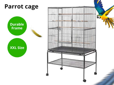 Iron Bird Cage with Large Door - 156 cm