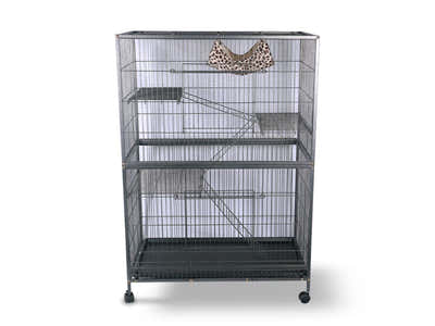 Iron Pet Cage with Multi-level - 140 cm