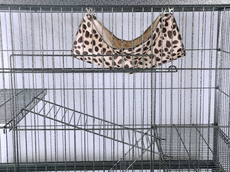 Iron Pet Cage with Multi-level - 140 cm