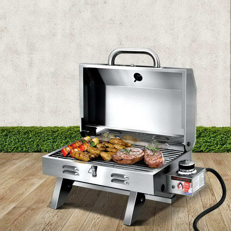 Portable Stainless Steel Gas BBQ Grill