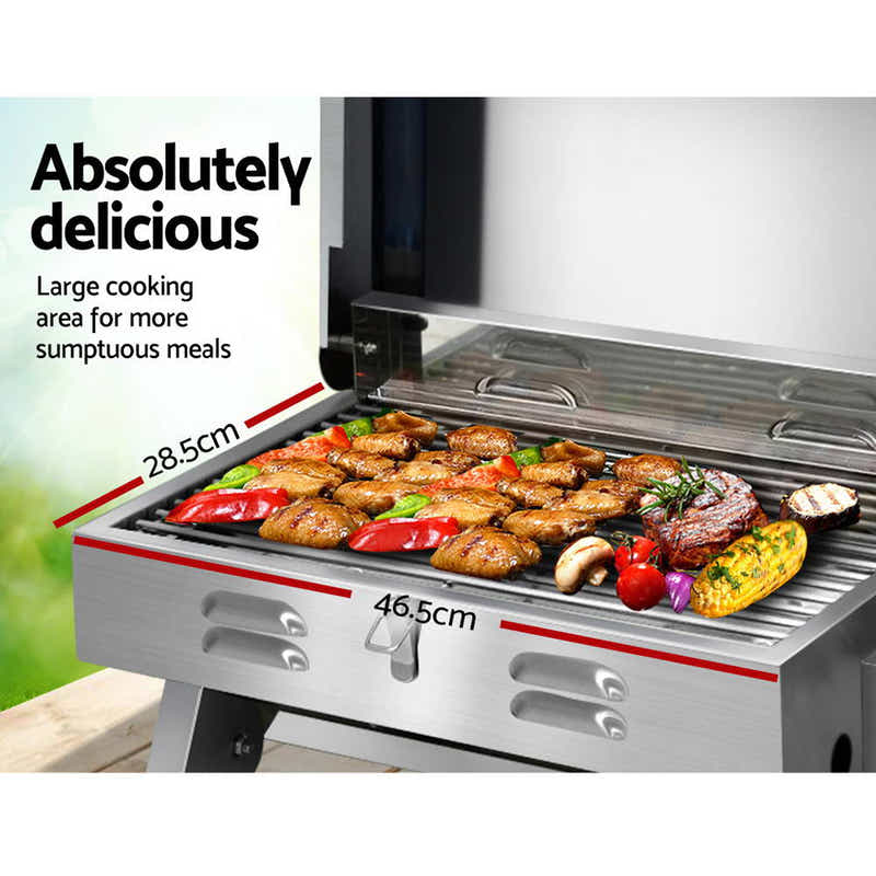 Portable Stainless Steel Gas BBQ Grill