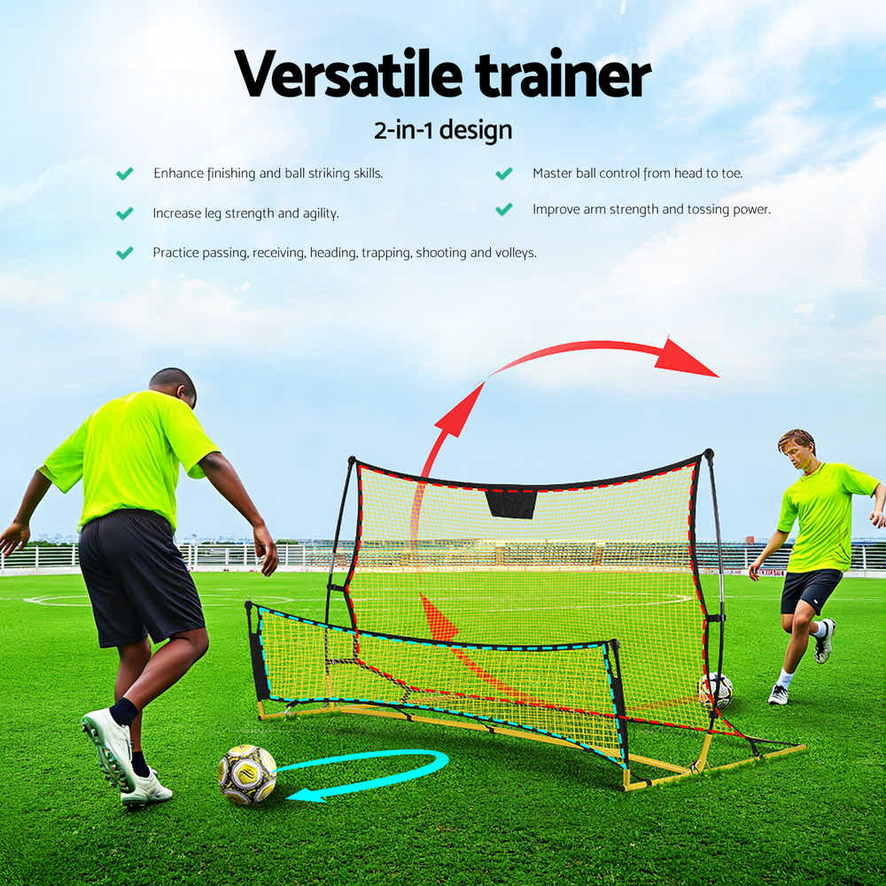 DS NA Everfit 2.1m Football Soccer Net Portable Goal Net Sports Training Yellow