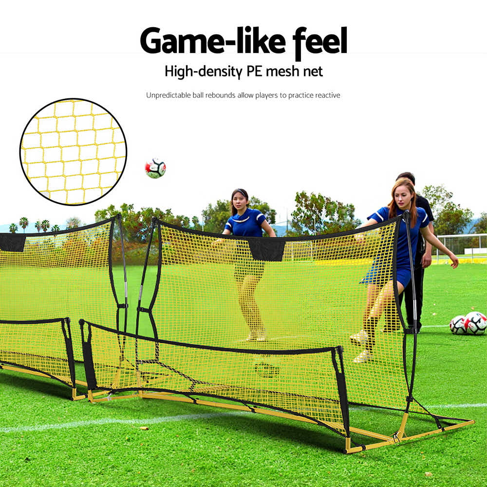 DS NA Everfit 2.1m Football Soccer Net Portable Goal Net Sports Training Yellow