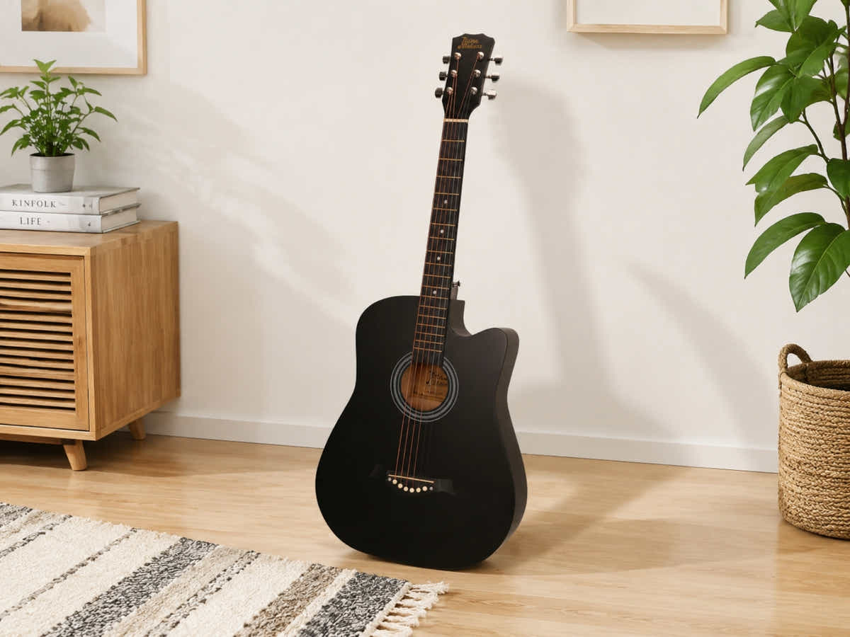 38'' Acoustic Guitar - Black