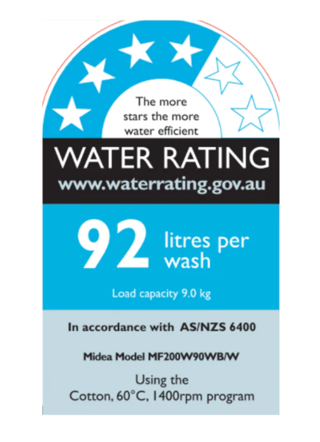 T Midea 9.0KG Steam Wash Front Load Washing Machine With Wi-Fi - White Color