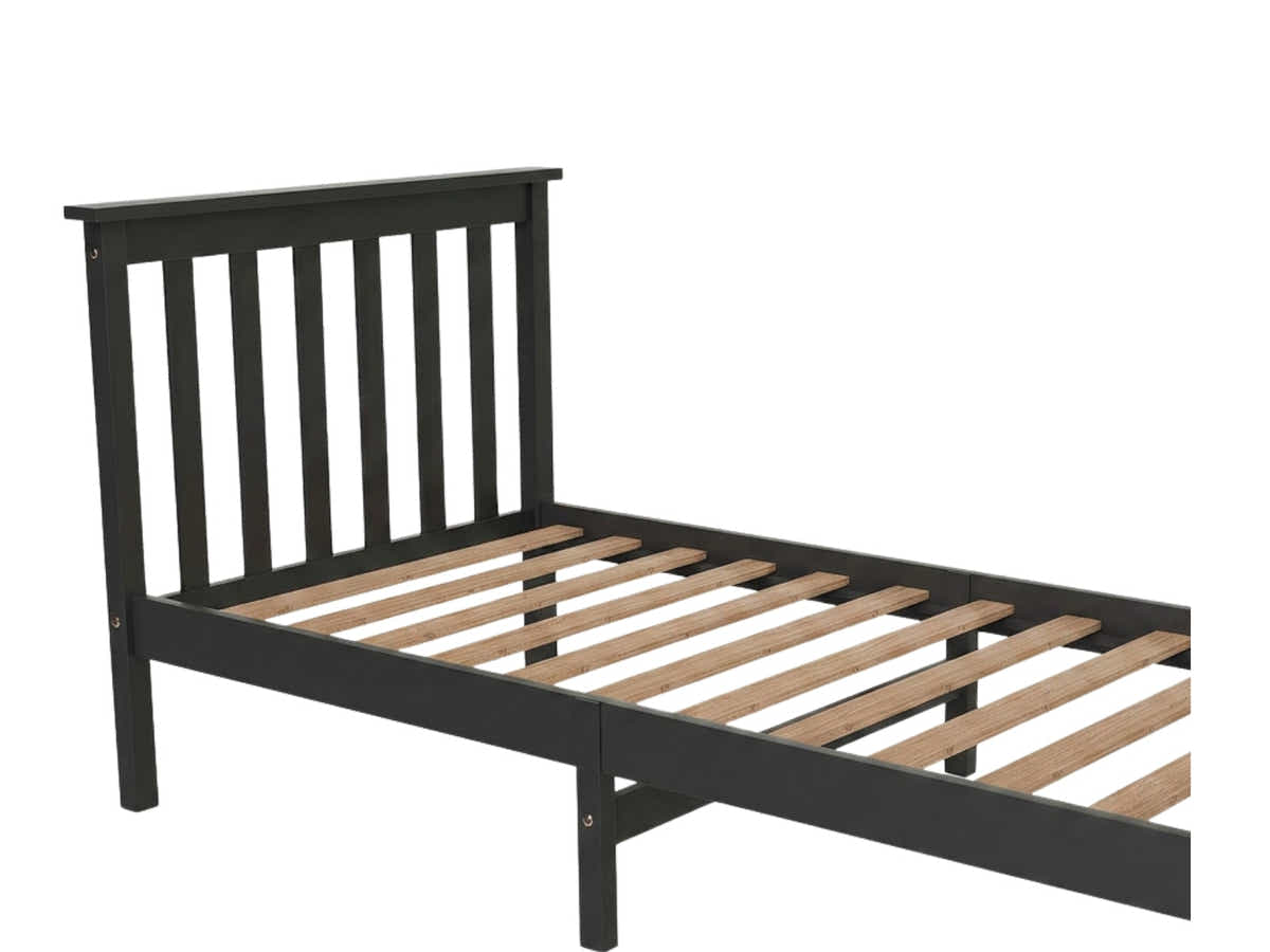 Hampshire Bed Frame Single - Black