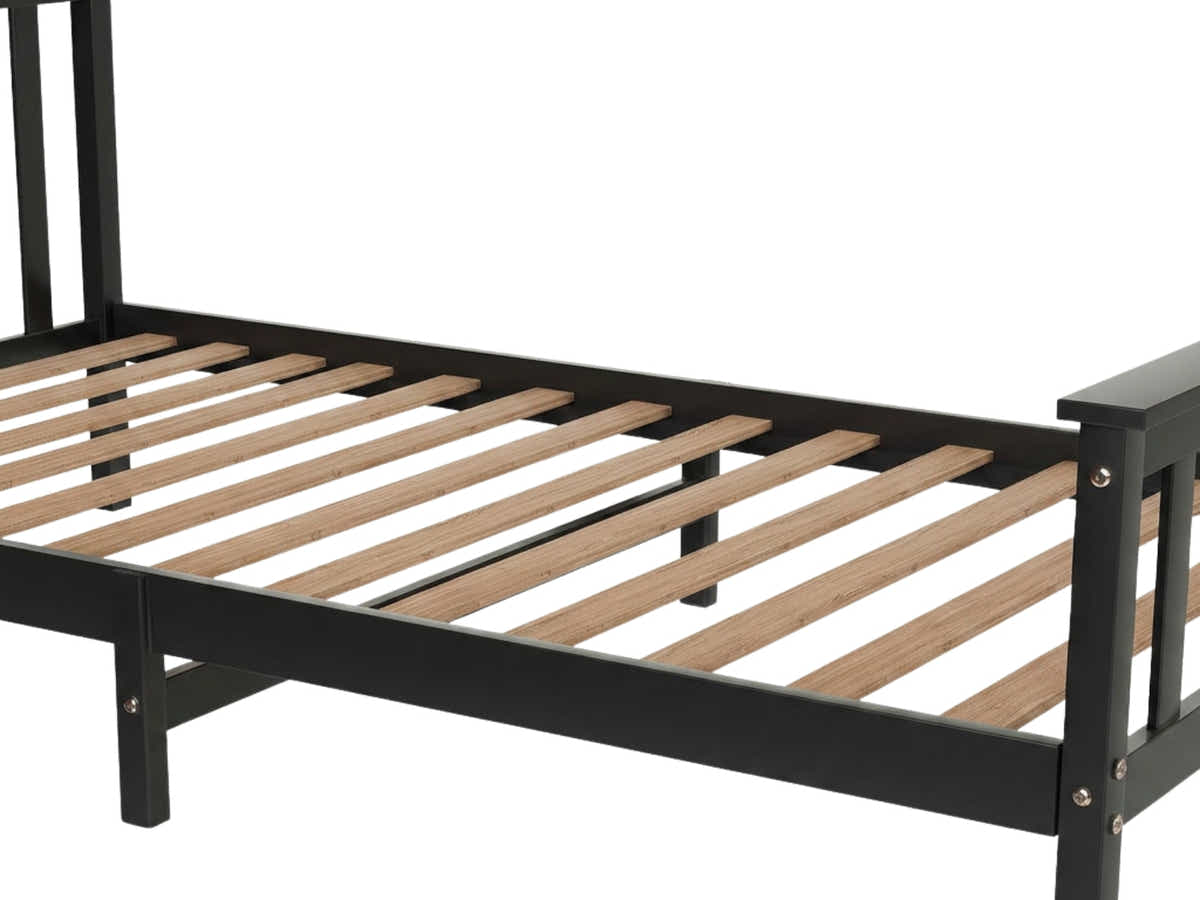 Hampshire Bed Frame Black - King Single