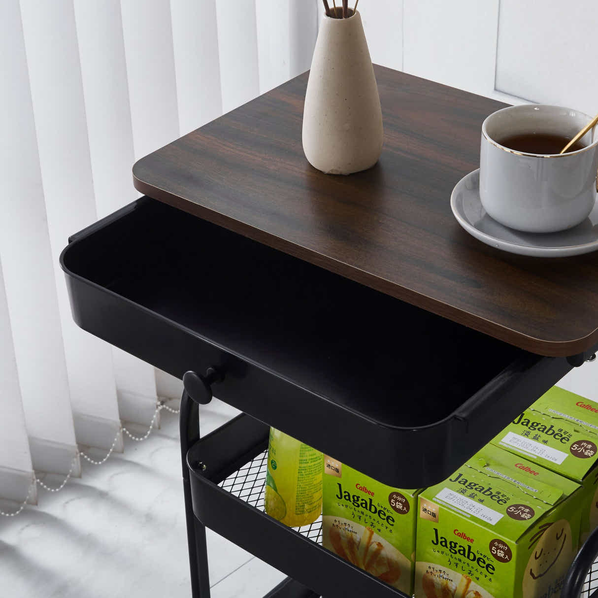 DS kitchen trolley with drawer