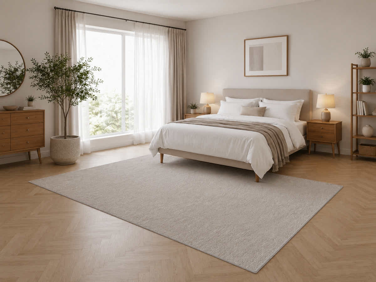 Angola Floor Rug 160cm x 230cm - Light brown