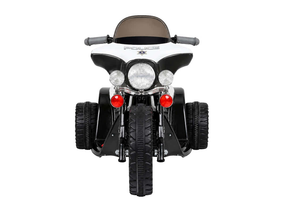 Kids Ride On Police Motorbike - Black