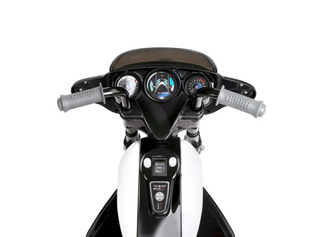 Kids Ride On Police Motorbike - Black